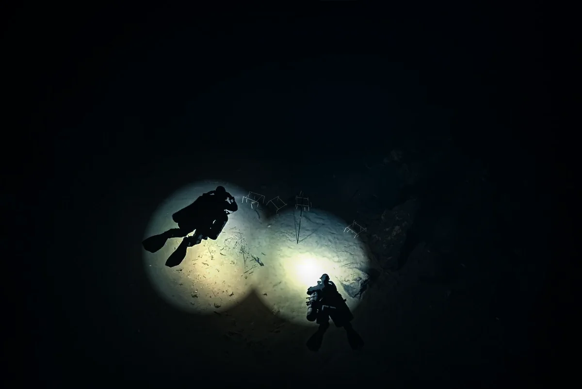 The same scene with the diffuser off, simulated